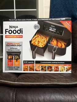 Ninja Foodi 2-Basket Air Fryer with DualZone Technology