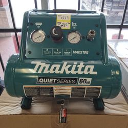 Makita quiet series 1HP, 2 Gallon, Oil-free , Electric Air Compressor