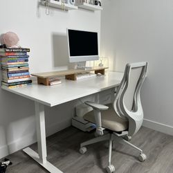 IKEA White Standing Desk