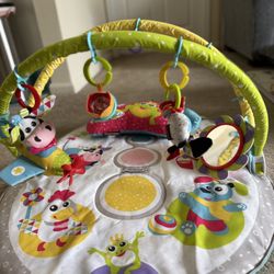 Baby Gym Lay to Sit-Up Playmat. 3-in-1 Newborns Activity Center with Tummy Time Toys, Play gym.