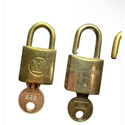 Louis Vuitton Vintage Lock And Key 