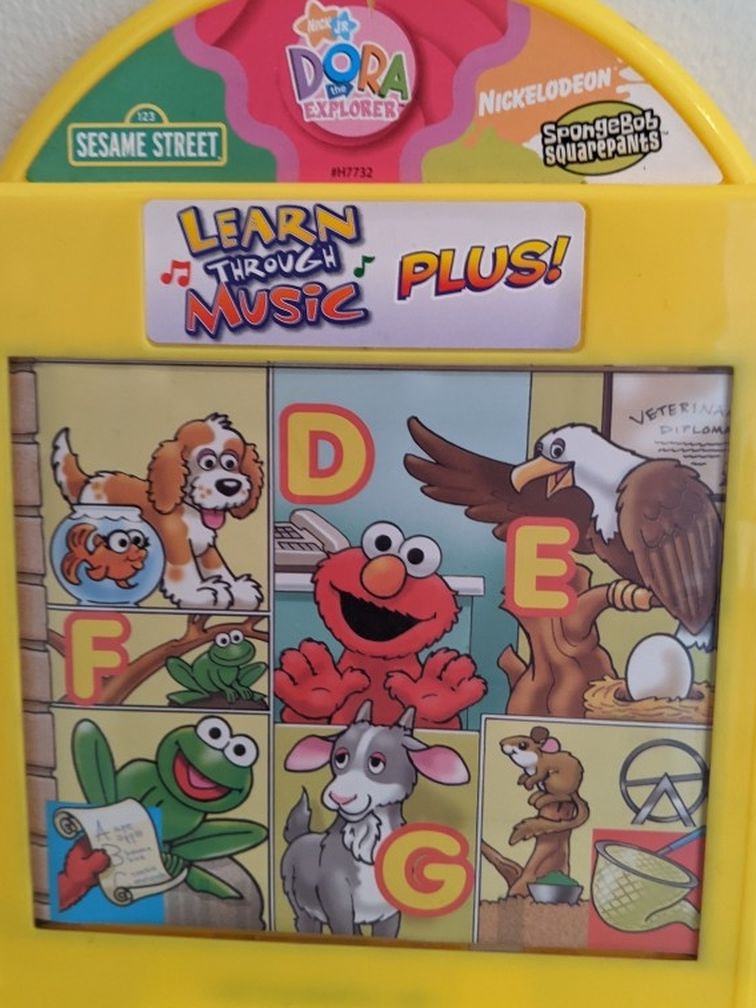 Mattel learn through music sesame Street cartridge,