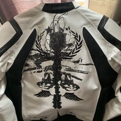 Perforated Leather Jacket