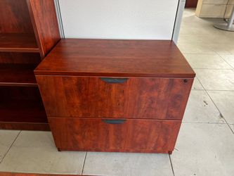 Cherry 2-Drawer Lateral File Cabinets