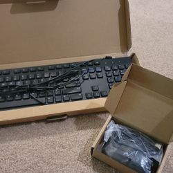 Hp Wired Keyboard And Mouse 
