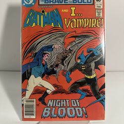 Brave and the Bold 195 (1982)  BATMAN VS I.. VAMPIRE !!!   NEWSTAND!!!