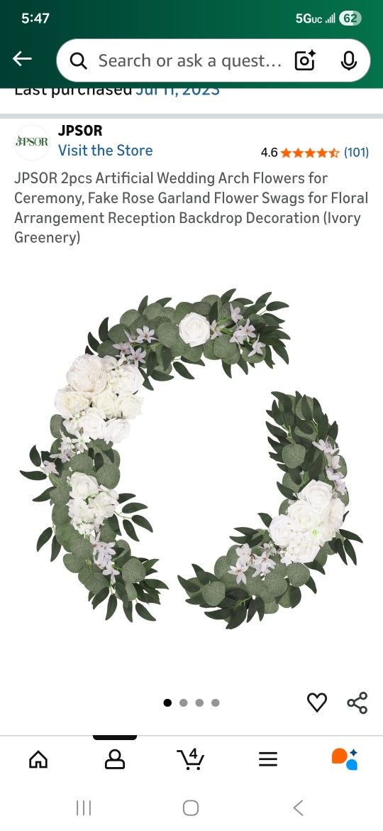 Fake Flowers For Arches Centerpiece Eucalyptus White Rose