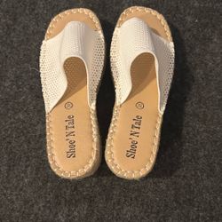 Brand New Mesh Sandals, Size 7