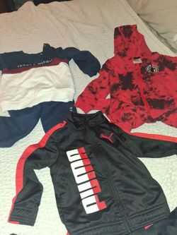 3 boys 24 months to 2t sweat suits
