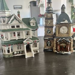 Vintage Christmas Village Homes 