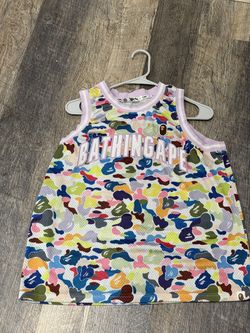 BAPE A Bathing Ape Multi Camo Basketball Jersey