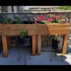 100% All Cedar Raised Garden Bed $180 Each. Will Build any Size.