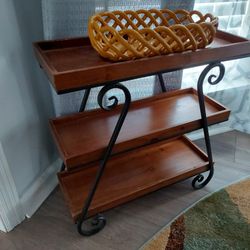 Small, 3 Tier Wall Or Floor Shelf