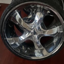 22” Deep Dish 5 Lug Universal 