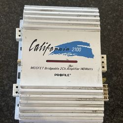 California 2100 Amplifier MOSFET Bridgeable 2CH Amp 140Watts
