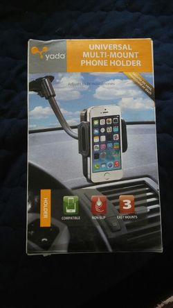 Universal cell phone mount