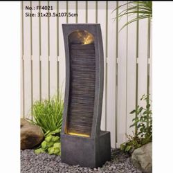 4021 new water fountain with light