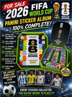 PANINI world cup hardcover COMPLETE