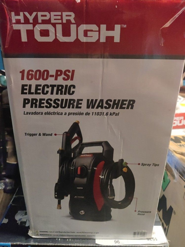 Hyper Tough 1600 PSI Electric Pressure Washer