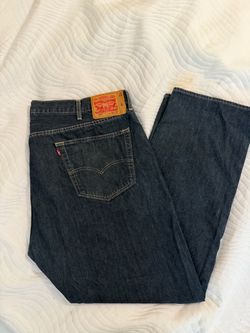 Levi's 501 Dark Wash Jeans 44x32