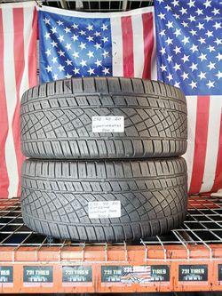 ✅ 2 USED TIRES 275/45R20 CONTINENTAL EXTREMECONTACT DWS GRAND TOURING ALL SEASON 275 45 20