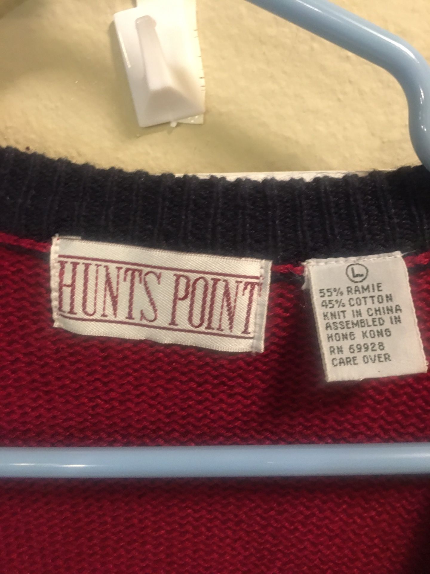 Women’s Hunts Point Soft V-Neck Sweater with shawl-collar. Size Large, warm insulating and breathable, full button front