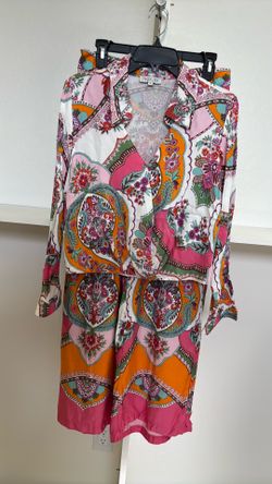 2 pc flowy pant set