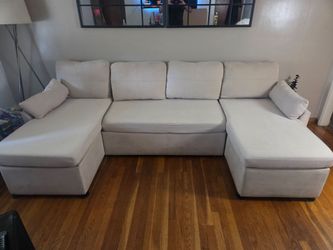 U-Shaped Sectional Sofa with Double Chaise