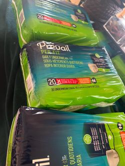 Prevail adult diapers size m new