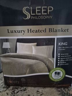 King Luxury heated blanket