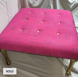 Custom Ottoman ***SOLD***