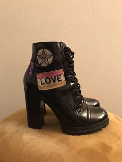 ALDO Patient Glitterati Heel Boots