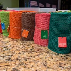 Burlap Ribbon Roll 