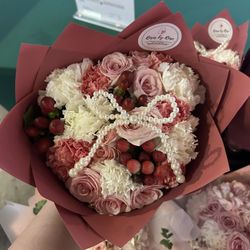 Ready To Be Pickup Up Flower Bouquet 