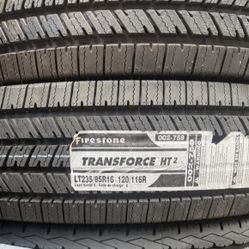 16”  Firestone  Transforce HT2 Tires. Size 235/85R16 Brand New 