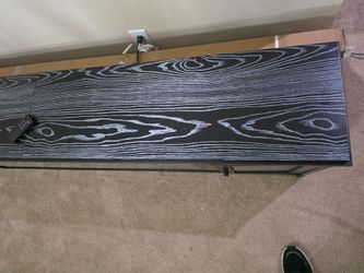 90" TV stand with fireplace  (New)