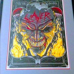 Slayer poster ( RARE )