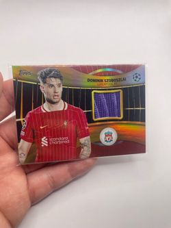 dominik szoboszlai topps uefa club competitions /50 relic