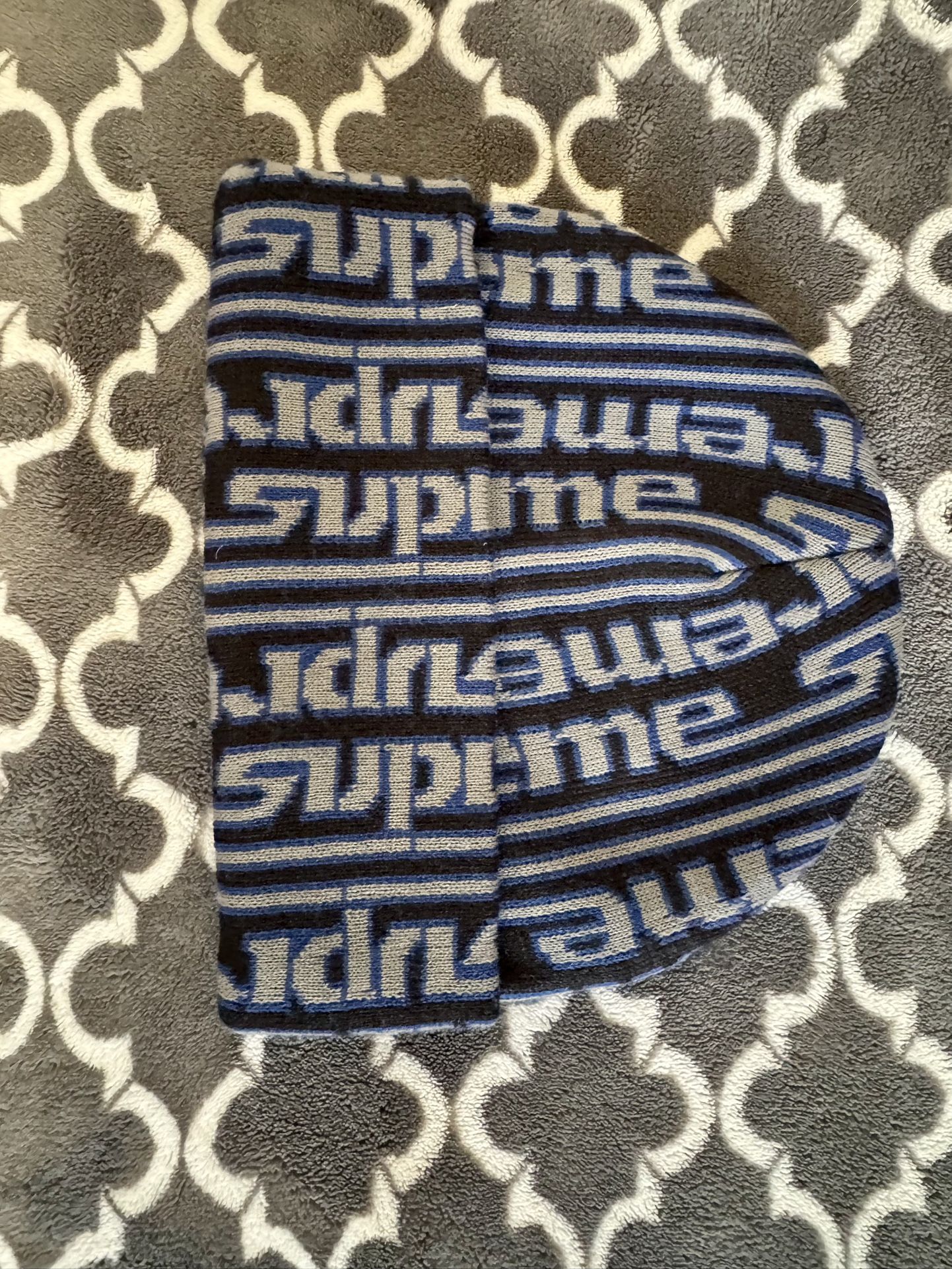 💥 Supreme All-Over Logo Beanie 💥