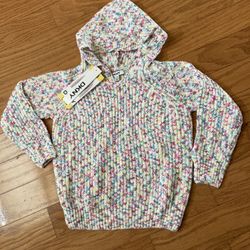 NWT DKNY Girls Pullover Sweater size S 7/8