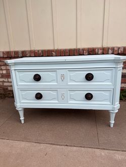 Painted French Style 2-Drawer Dresser