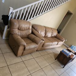 Couch And Recliner 