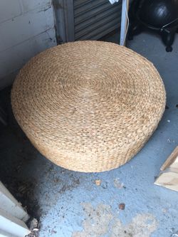 Wicker coffee table