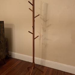 Wooden Coat Rack