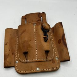 Chace Leather Tool Pouch Electrician's Made In USA