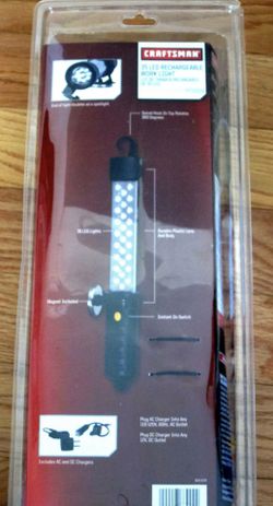 Craftsman rechargeable LED worklight