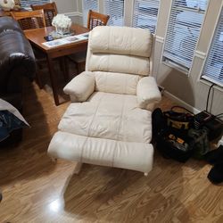 La-Z-Boy White Recliner