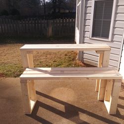 Consol Table and Bench Father's Day 🎁 Gift