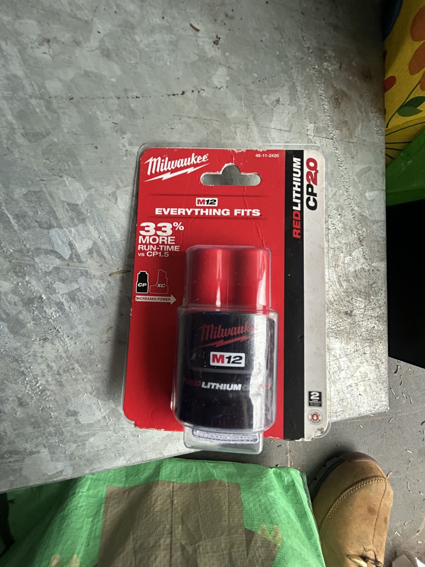 Milwaukee Battery M12 Lithium (3) Available 