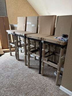 New metal high chairs